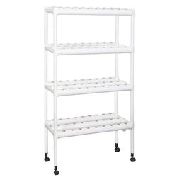 Manufacturer balcony soilless cultivation equipment hydroponic vegetable pipe planting rack family hydroponic multi-layer vegetable planting machine