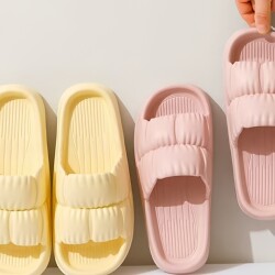 Women's Summer Bathroom Slippers soft sole Bathing Couple Thick-Soled Home Use Sandals Unisex