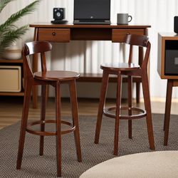 Simple home bar chair solid wood chair restaurant island bar chair wooden stool bar bar bar stool cafe medieval