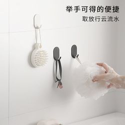 Hook strong adhesive no punching kitchen bathroom door dormitory wall adhesive hook load-bearing stainless steel hook