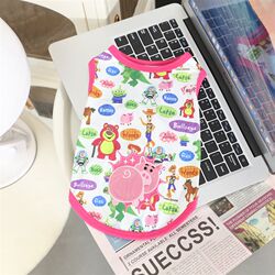 Pet cat and dog clothes, summer vest, comfortable and breathable cartoon cute clothing, VIP Teddy, Bichon, Yorkshire Terrier
