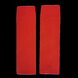 Red envelope sachet bag asking for signature, extended length 10-29cm, Chinese red thickened blank wordless red seal paper writing