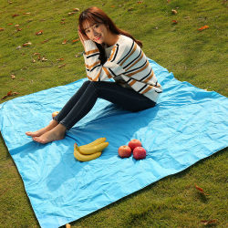 Outdoor pocket picnic mat waterproof and moisture-proof mat beach mat children's spring outing mat ultra-light enlarged beach mat tent