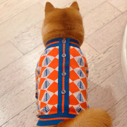 Pet clothes Shiba Inu French Dou sweater winter warm Schnauzer Corgi Bichon coat puppy cute clothing