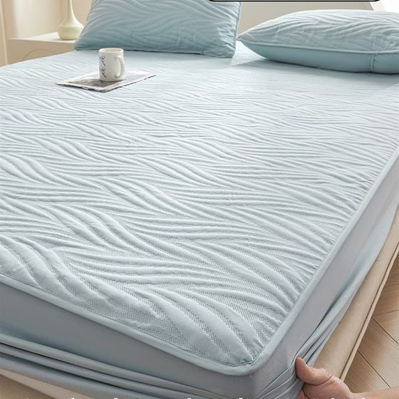 
Class A maternal and infant grade simple white k waterproof diaper quilted sheet sheet 2025 new single mattress protective cover
