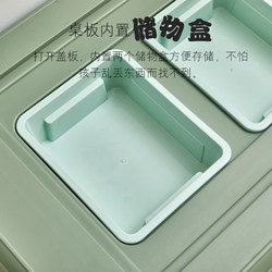 Children's table and chair set kindergarten table and chair plastic game meal drawing small table can lift baby study table