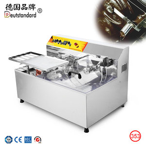 
Chocolate tempering machine melting machine electric heating commercial chocolate melting machine white chocolate melting bar with vibrating table