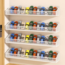 Children's Toy Car Display Rack Wall-Mounted Storage Shelf Hot Wheels Car Model No-Drill Wall-Mounted Storage Box