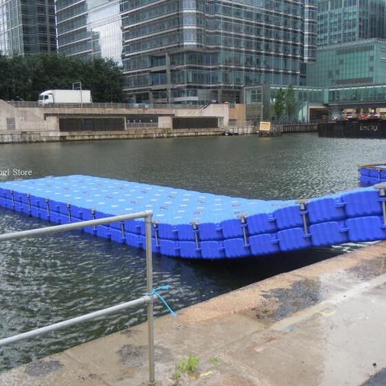 
Water plastic pontoon pontoon floating platform yacht speedboat terminal motorboat berth fishing pontoon bridge