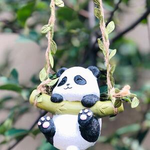 
Creative animal cartoon cute koala garden swing decoration pendant panda dog kitten hanging garden hanging ornaments