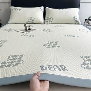 
2025 New Bingdoudou Mat A Category Maternal and Infant Grade Summer Super Cool Feeling Sheet Type Air-Conditioned U-Conditioning Soft Mat Three-piece Set