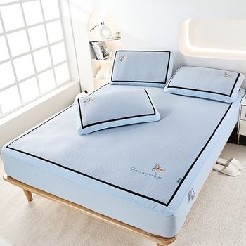 
2025 new type A maternal and infant grade cooling mat three-piece set S Bingdoudou mat can be machine washed