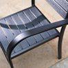 Anticorrosive plastic wood chair, outdoor courtyard stool, single chair, small balcony, outdoor garden, open-air leisure cafe dining chair