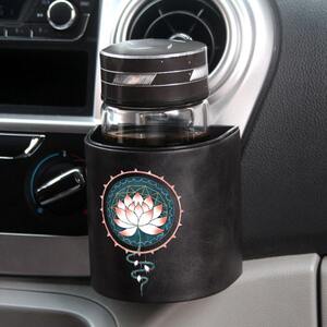 Water-carrying cup holder, beverage outlet seat, storage box, retro car teacup cup holder, car row storage, mobile phone front glasses