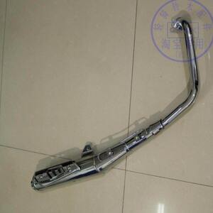 Applicable to Suzuki Junchi GT125 muffler exhaust pipe motorcycle accessories QS125-5/5C muffler chimney chimney
