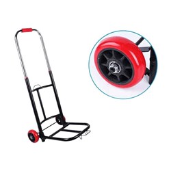Water Bottle Cart, Grocery Shopping Cart, Water and Luggage Trolley, Small Push Cart, Household Shopping Cart, Foldable Handcart