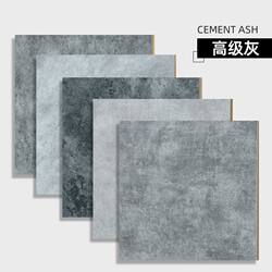 Square Reinforced Composite Wood Flooring with Cement Pattern in Gray, Vintage Industrial Style for Clothing Stores and Exhibition Halls, Diamond Flooring