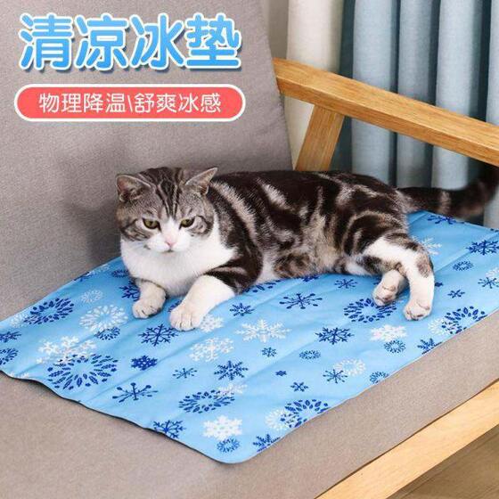 
Pet ice mats are larger and cooled silk cat and dog cushion water bed bite ice cushion cool mat gel summer refrigeration