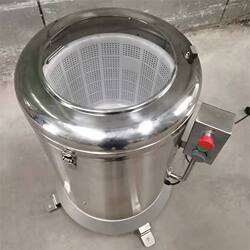 Commercial Large-Capacity Vegetable Stainless Steel Spin Dryer Electric Stuffing Water Extractor Food Oil Remover Spin Oil Remover