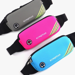 New Sports Running Waist Bag, Multi-Functional Men's and Women's Mobile Phone Bag, Outdoor Equipment, Waterproof Mini Fitness Belt Bag