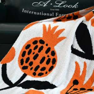 
20017 Pomegranate Flower Class A Half Velvet Soft Blanket Lightweight Flannel Velvet Blanket Sofa Bed Sofa Others