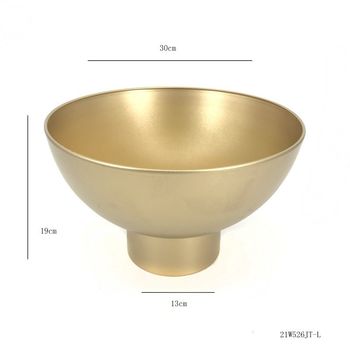 Simple high-leg orchid pot, golden iron wide-mouth flower pot, festival decoration, butterfly orchid pot, home gardening flower pot