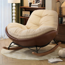 Lazy Sofa Rocking Chair Recliner for Adults, Comfortable for Sleeping, New Model for Living Room, Long Sitting Without Getting Tired, Suitable for Balcony and Home Leisure