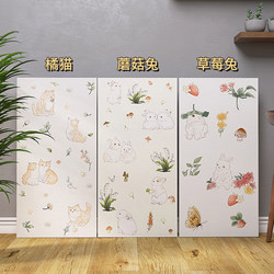 French Cream-Style Bathroom Tiles Cartoon Animals Rabbit Cat Tiles Bathroom Mosaic Background Kitchen Wall Tiles