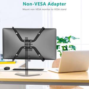 Computer monitor stand without hole punch laptop accessories holeless mouse hanger