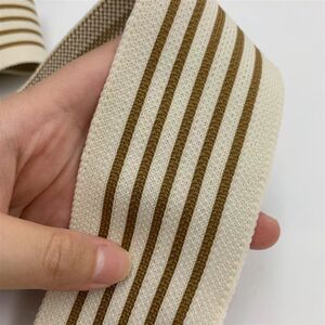 
Black elastic side strip webbing down jacket pants widened striped ribbon clothing widened auxiliary fabric belt