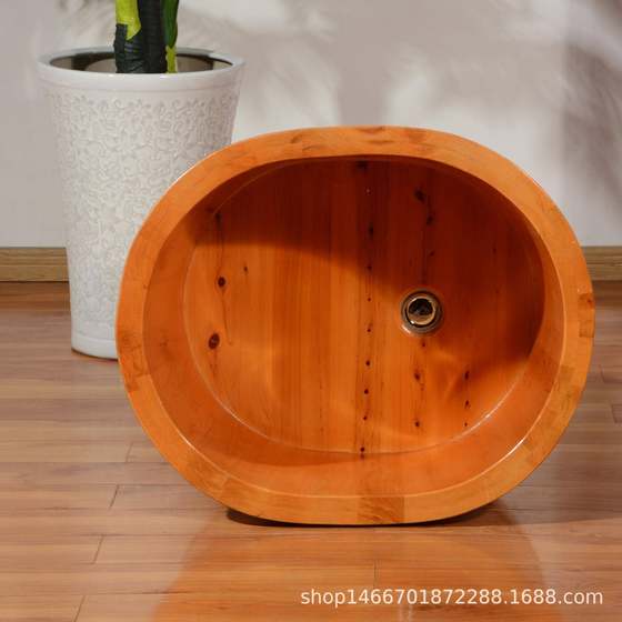 Water bucket becomes adult and child's four-season rimmed baby bathtub, thick human bathing log, baby bucket, bucket bathtub, baby plus