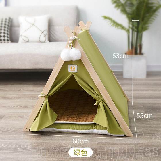 
High-end cat tent, kennel, pet tent, removable and washable house, four-season tent, balcony, kitten house, indoor