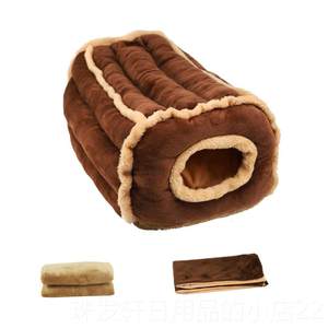 
High-end cat kennel, winter warm dog kennel, deep sleep, American short gradient cat sleeping bag house, semi-enclosed, thick and solid