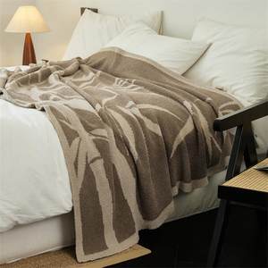 
New 6308 product Class A national rich decoration expensive bamboo velvet soft blanket sofa blanket office lunch break cover blanket casual blanket matching style