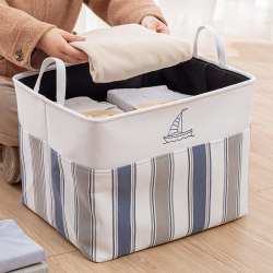 Thickened Fabric Storage Box for Home Use, Clothing and Toy Storage Basket, Quilt Storage Bag, Foldable Storage Box, Wardrobe Organizer