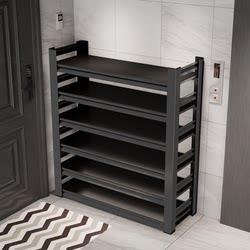 Steel Shoe Rack for Entryway, Multifunctional Storage Rack, Wall-Mounted Integrated Storage Rack for Home Use, Large Capacity Simple Shoe Cabinet