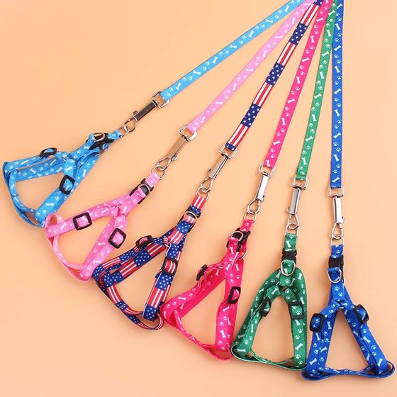 Pet supplies cats and dog traction rope teddy Bomei small dogs, cats, dogs, puppies puppies walking dog rope dog chain strap