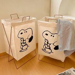 Dirty Clothes Basket, Dirty Laundry Hamper, Household Laundry Box, Storage Basket, Dormitory Ins-Style Foldable Underwear Box, Clothing Storage Rack