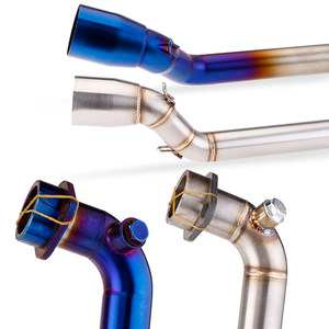 
Suitable for GSX-R150 small Aru stainless steel blued front exhaust pipe modification, Yoshimura rear section straight up installation