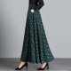 2025 Spring and Autumn New Half-length Skirt Print High Waist Slim Large Size Large Size Dangling Versatile A-line Skirt Women's Skirt