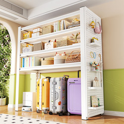 Household Under-Shelf Storage Rack, Steel Shelf for Suitcase, Multi-Layer Balcony Storage Rack, Living Room Kitchen Storage Rack