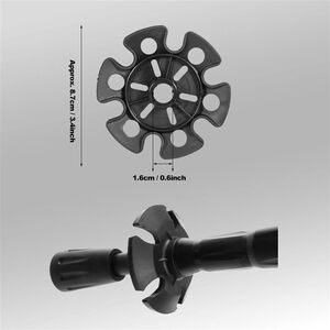 5PCS  Pole Snow Mud Ski Basket Snow Floor Tray Walking Hikin