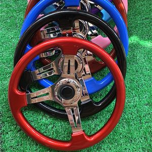 
Car modified steering wheel Beidou Star Alto Wuling Poussin mahogany color high-gloss glossy 1-inch steering wheel