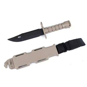 Rubber Knife Training with Sheath, Fake plastic dagger, Flex