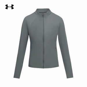 
UA Under Armor Spring and Summer New Women's Premium Sleek Sports Slim Stand Collar Jacket 6014346-709