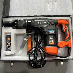 German Imported Stock Electric Pickaxe, Single-Purpose, High-Power, Heavy-Duty, for Wall Demolition, Slotting, Concrete Line Cutting, Industrial-Grade Impact Tool