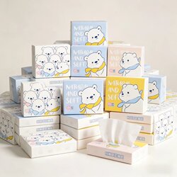 Driving, Outdoor Sports, Swimming, Non-Glue-Based Leisure Travel, Portable Tissue Paper, Portable Handkerchief Paper