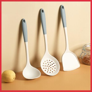 
Color matching silicone spatula and spoon household non-stick spatula and spoon high temperature resistant sewing DIY materials, tools and finished products