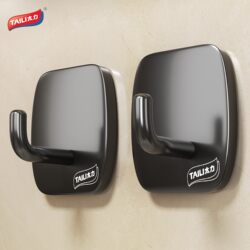 Taili 304 Stainless Steel Hook for Latex Paint Walls, Strong Load-Bearing, No-Drill, Traceless Adhesive Hook for Kitchen Walls