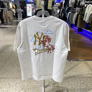 
MLB men's and women's 26 spring new style comfortable simple fashion printed couple sun protection short-sleeved T-shirt 3ATSQ0261